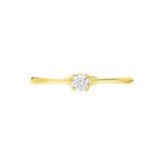Bague Solitaire Or Jaune Solenia Diamant - Parures de mariage Femme | Marc Orian
