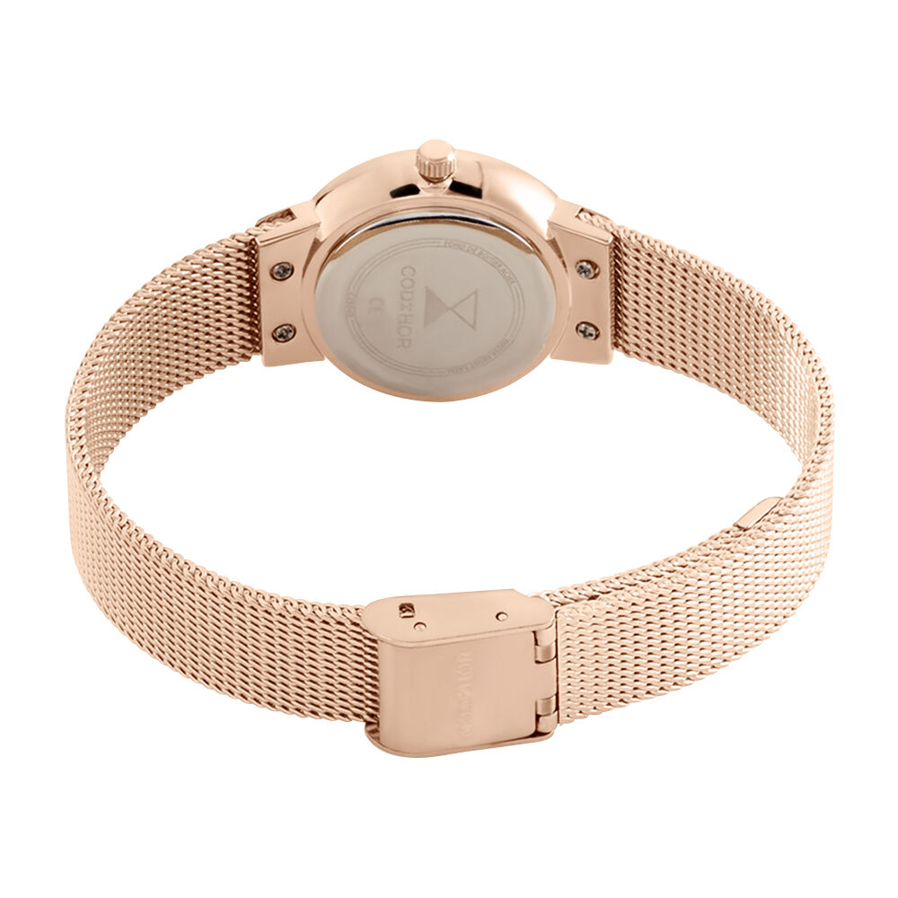 Montre Codhor Fleur Dor&eacute; Rose - Montres &eacute;tanches Femme | Marc Orian