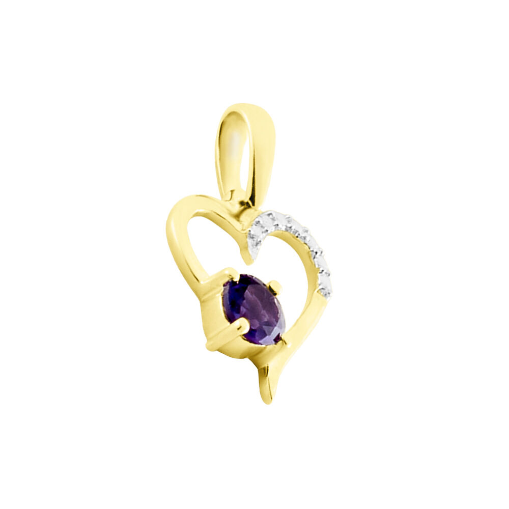 Pendentif Or Jaune Godoleva Am&eacute;thyste - Pendentifs Femme | Marc Orian