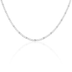 Collier Maille Teo Argent Blanc - Chaines Homme | Marc Orian