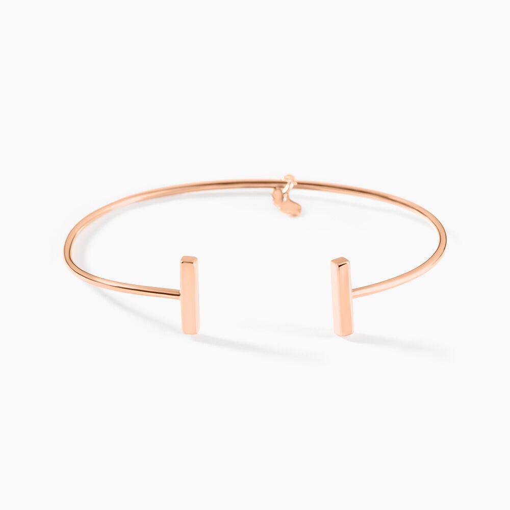 Bracelet Jonc Tullia Argent Rose - Bracelets joncs Femme | Marc Orian