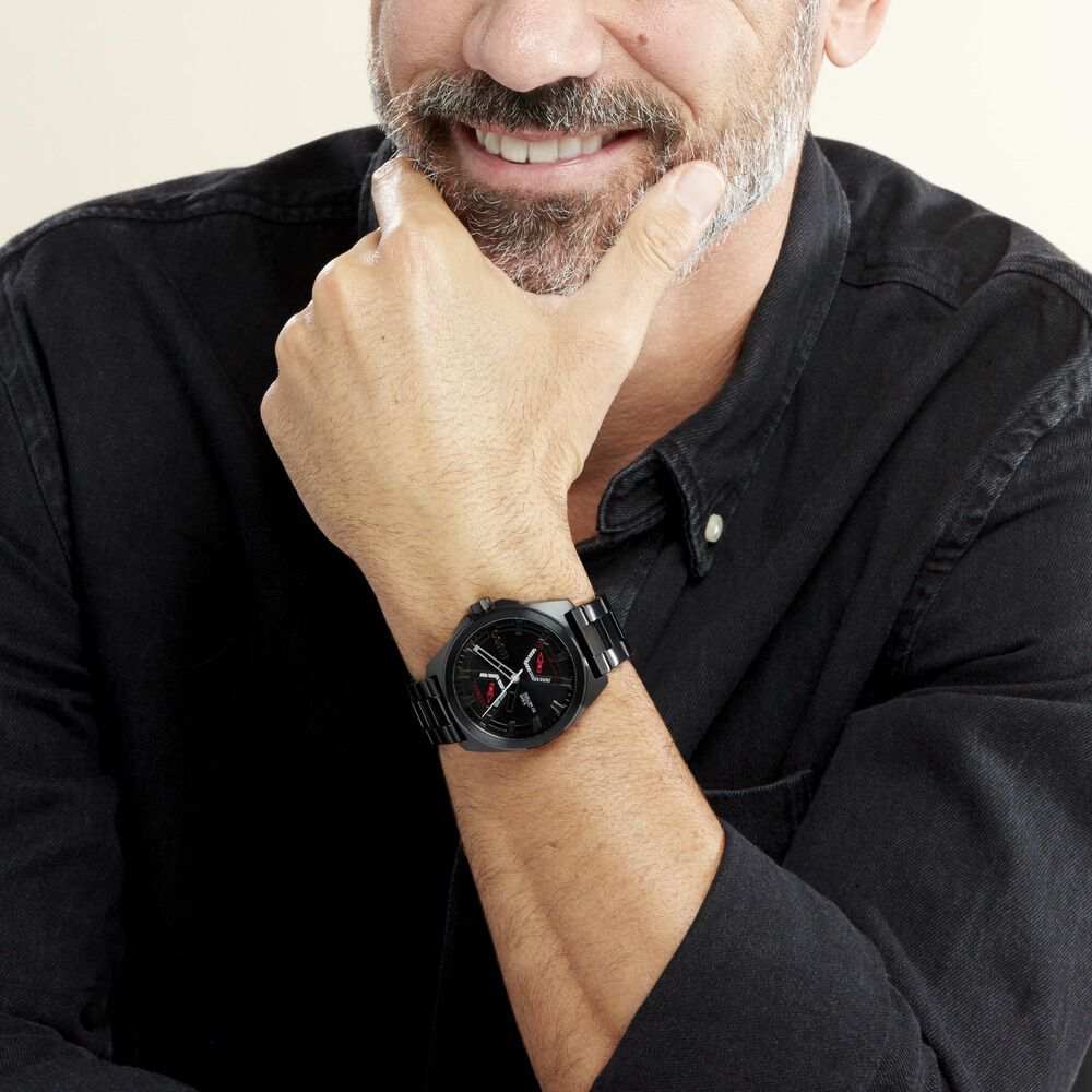 Montre Hugo Expose Noir - Montres étanches Homme | Marc Orian