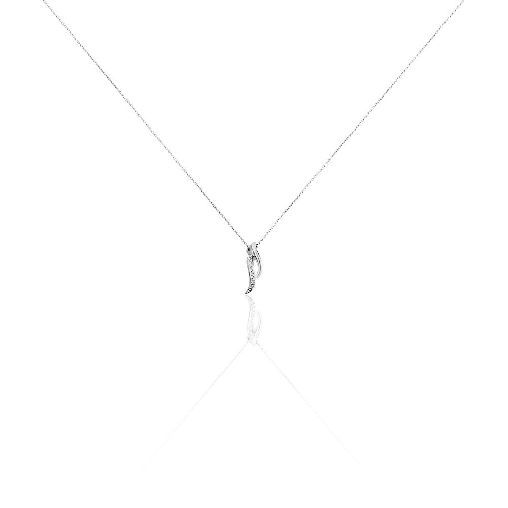 Collier Tylane Or Blanc Diamant - Colliers avec pierres Femme | Marc Orian