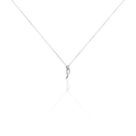 Collier Tylane Or Blanc Diamant - Colliers avec pierres Femme | Marc Orian