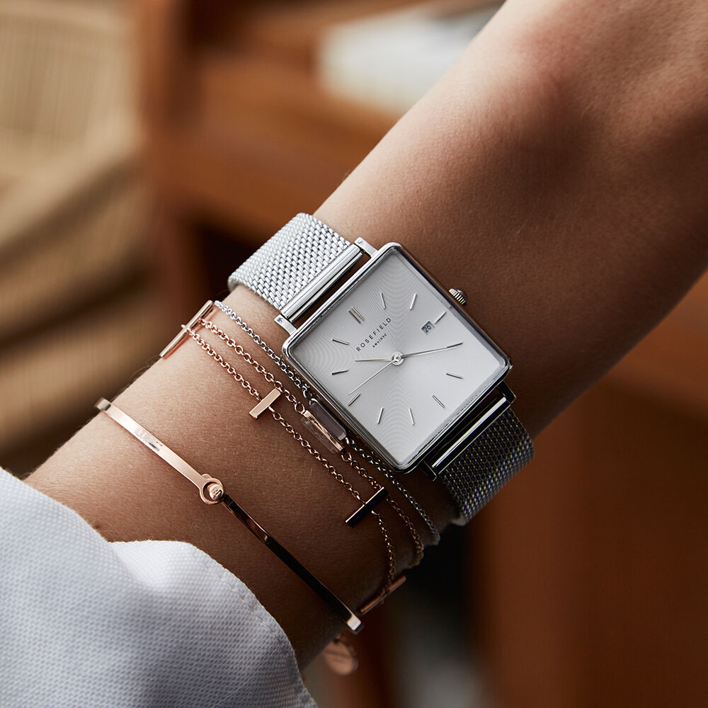 Montre Rosefield The Boxy Blanc - Montres étanches Femme | Marc Orian