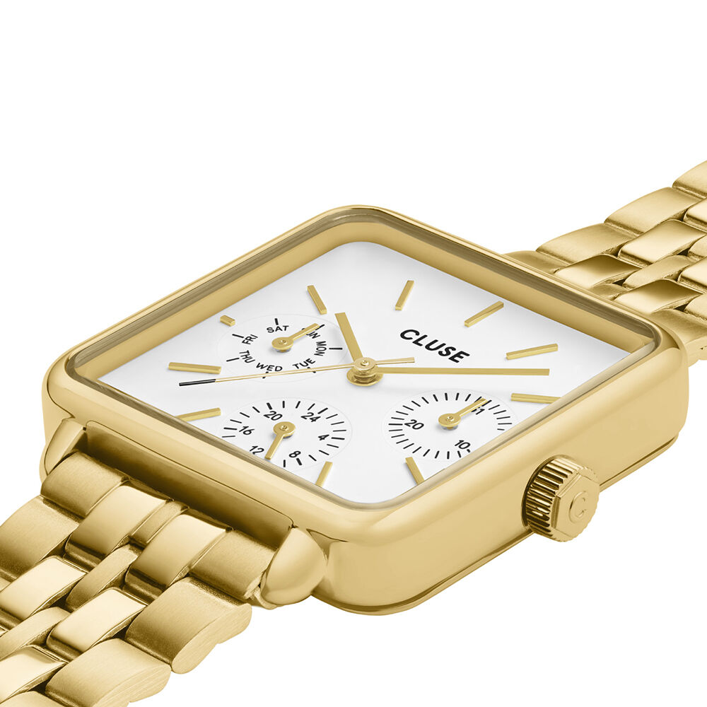 Montre Cluse La T&eacute;tragone Multifunction Blanc - Montres &eacute;tanches Femme | Marc Orian