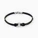 Bracelet Fabrice Acier Blanc - Bracelets cordons Homme | Marc Orian