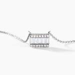 Collier Baroque Party Argent Blanc Oxyde De Zirconium - Colliers avec pierres Femme | Marc Orian