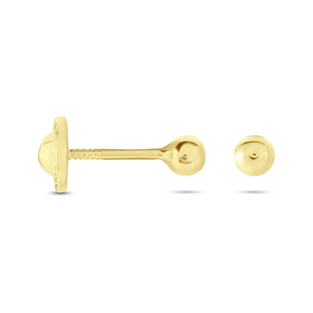 Boucles D'oreilles Puces Or Jaune Fidelia - Puces Famille | Marc Orian