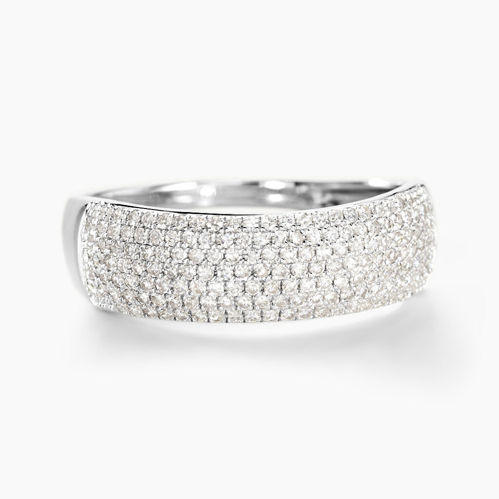 Bague Charlotte Or Blanc Diamant - Parures de mariage Femme | Marc Orian