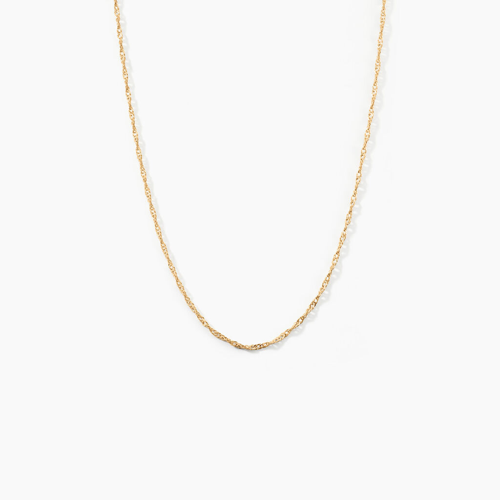 Chaîne Imanie Maille Singapour Or Jaune - Chaines Femme | Marc Orian