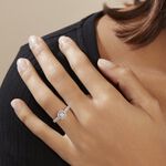 Bague Or Blanc Natanaele Diamants - Solitaires Femme | Marc Orian