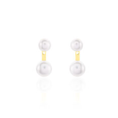 Bijoux D'oreilles Seona Or Jaune Perle De Culture - Boucles d'oreilles Ear cuffs Femme | Marc Orian