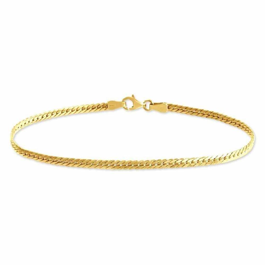 Bracelet Izel Maille Anglaise Or Jaune - Bracelets mailles Femme | Marc Orian