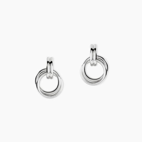 Cr&eacute;oles Poly Argent Blanc - Cr&eacute;oles Femme | Marc Orian