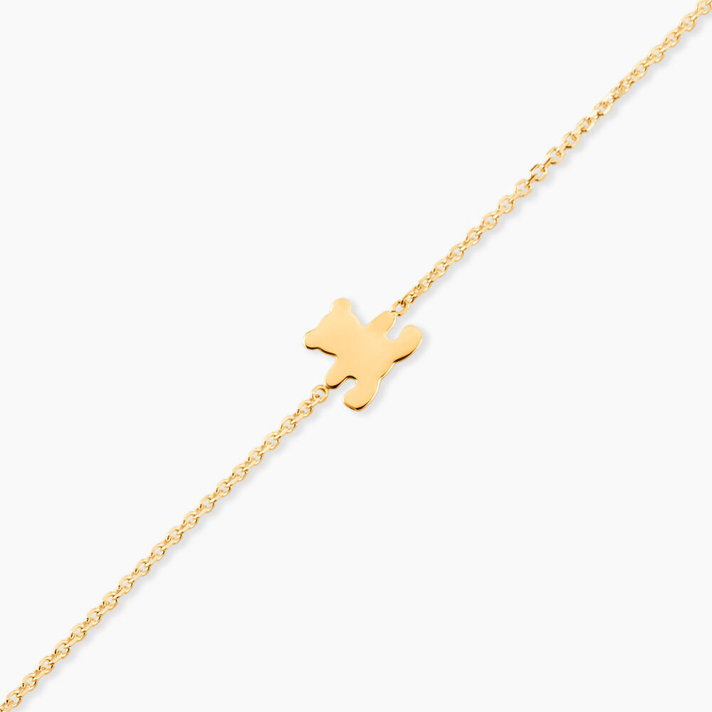 Bracelet Calina Ourson Or Jaune - Bracelets cha&icirc;nes Enfant | Marc Orian
