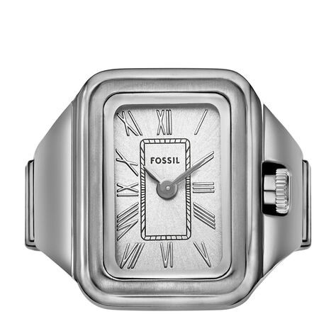 Montre Bague Fossil Raquel Watch Ring Argenté - Montres étanches Femme | Marc Orian