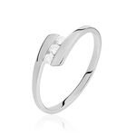 Bague Trilogie Or Blanc Diamant - Bagues fian&ccedil;ailles Femme | Marc Orian