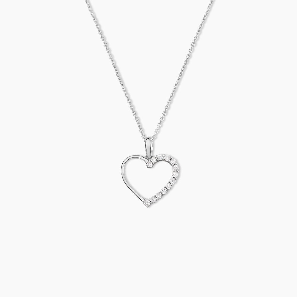 Collier Chlora Or Blanc Diamant - Colliers avec pierres Femme | Marc Orian
