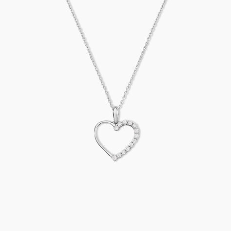 Collier Chlora Or Blanc Diamant - Colliers avec pierres Femme | Marc Orian