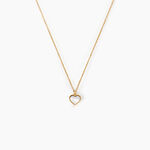 Collier L'amour Color&eacute; Or Jaune Nacre - Colliers avec pierres Femme | Marc Orian