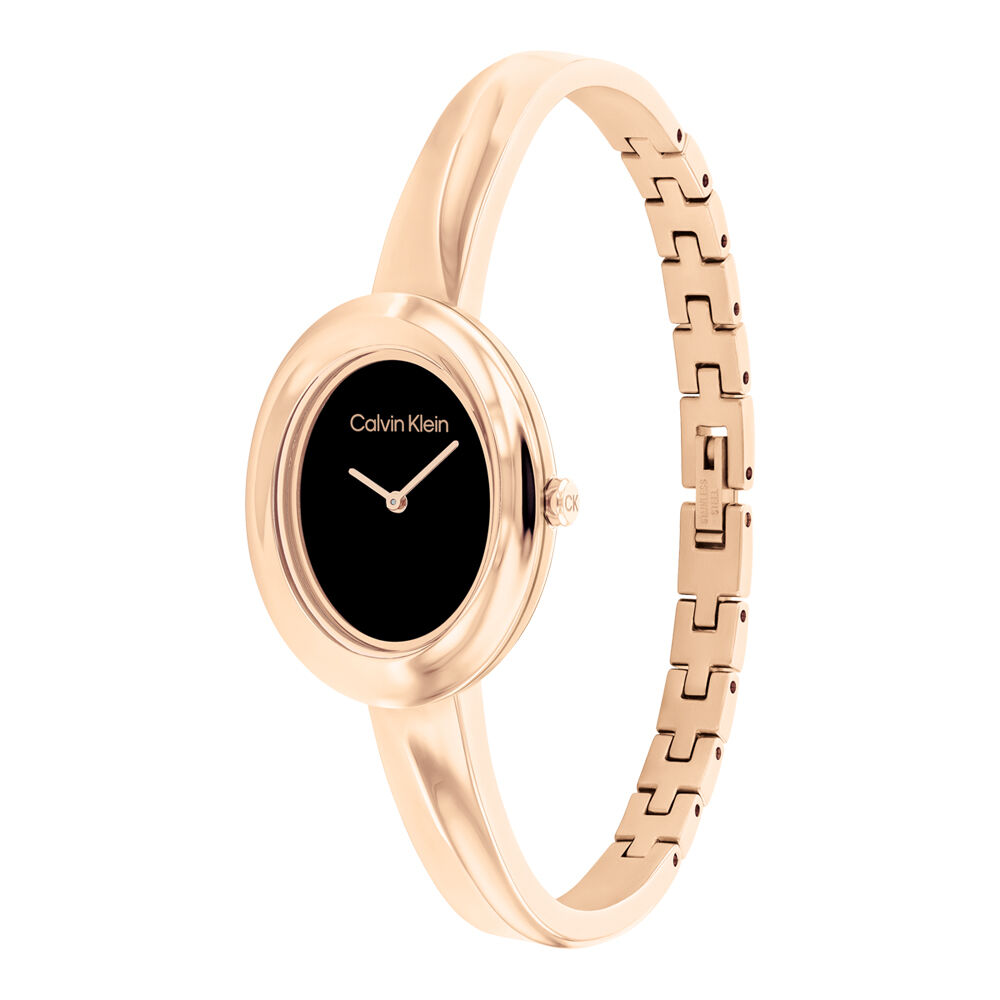 Montre Calvin Klein Twisted Bezel Noir - Montres étanches Femme | Marc Orian