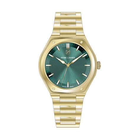 Montre Pierre Lannier Lannier Copilote 34 Vert - Montres &eacute;tanches Femme | Marc Orian