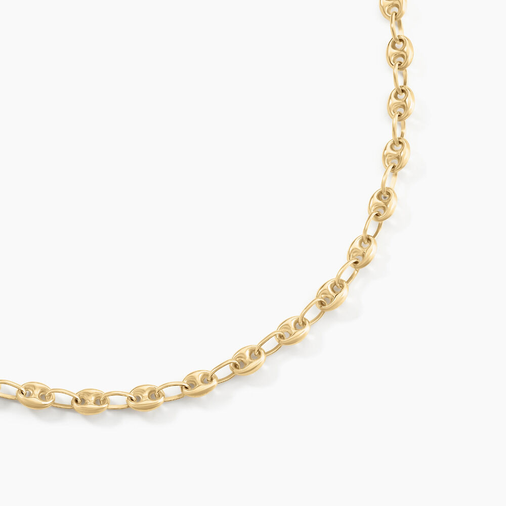 Collier Maille Dami Maille Grain De Cafe Or Jaune - Chaines Femme | Marc Orian