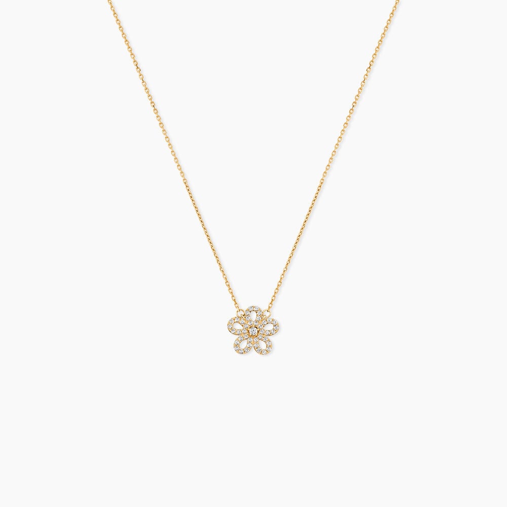 Collier Talie Or Jaune Oxyde De Zirconium - Colliers avec pierres Femme | Marc Orian