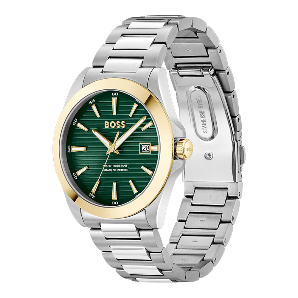 Montre Boss Strike Vert - Fête des pères Homme | Marc Orian
