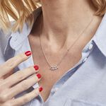 Collier Yannique Argent Blanc Oxyde De Zirconium - Colliers avec pierres Femme | Marc Orian