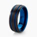 Bague Acier Bleu - Bagues grosses Homme | Marc Orian