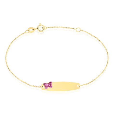 Bracelet Identitée Biddy Or Jaune - Gourmettes Enfant | Marc Orian