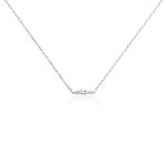 Collier Adriaan Argent Blanc Oxyde De Zirconium - Colliers avec pierres Femme | Marc Orian