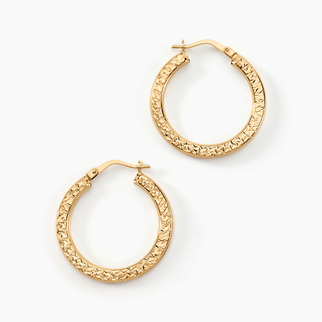 Cr&eacute;oles Mauri Or Jaune - Cr&eacute;oles Femme | Marc Orian