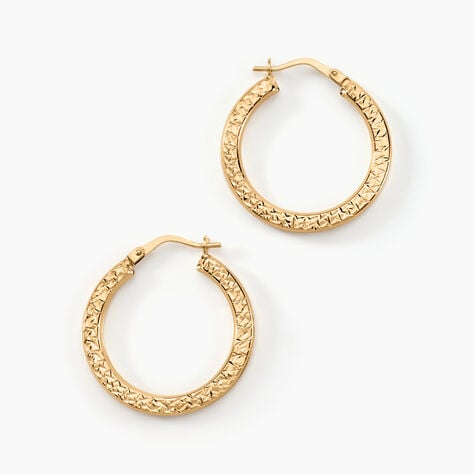 Cr&eacute;oles Mauri Or Jaune - Cr&eacute;oles Femme | Marc Orian