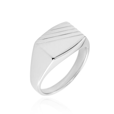 Chevalière Robin Argent Blanc - Chevalières Homme | Marc Orian