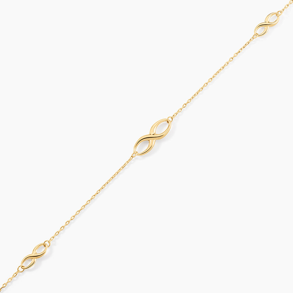 Bracelet Infini Multiple Or Jaune - Bracelets chaînes Femme | Marc Orian