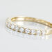 Alliance Pristina Or Jaune Diamant - Alliances avec pierres Femme | Marc Orian