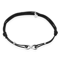 Bracelet Flavia Argent Blanc - Bracelets cordons Femme | Marc Orian