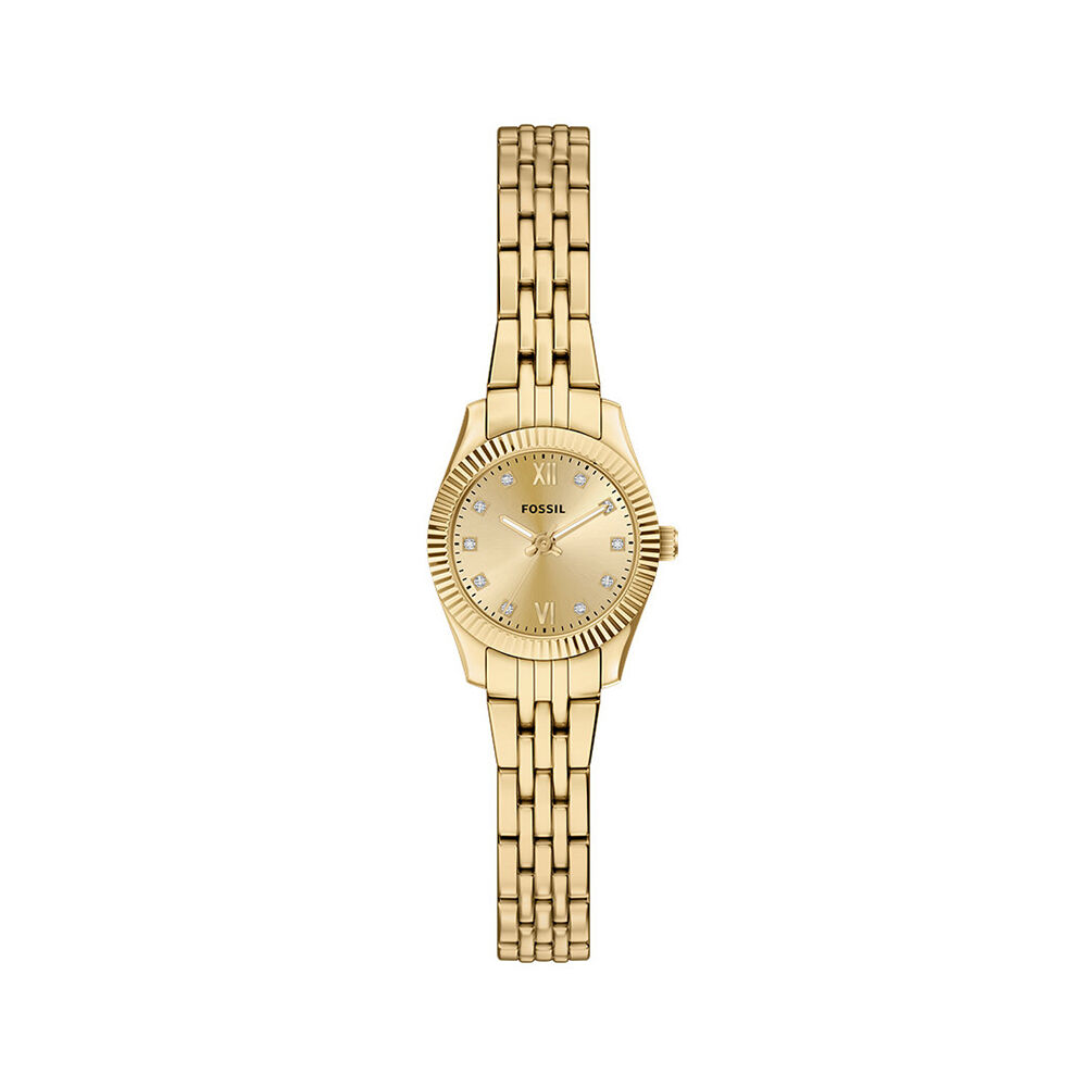 Montre Fossil Scarlette Micro Dor&eacute; - Montres &eacute;tanches Femme | Marc Orian
