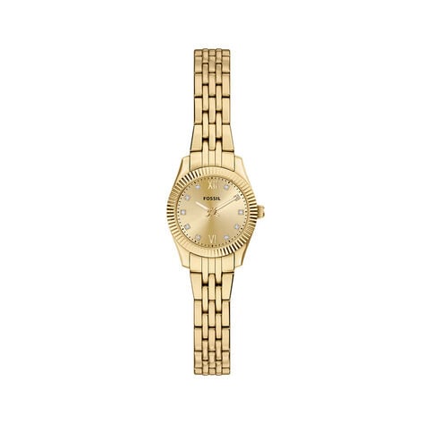 Montre Fossil Scarlette Micro Dor&eacute; - Montres &eacute;tanches Femme | Marc Orian