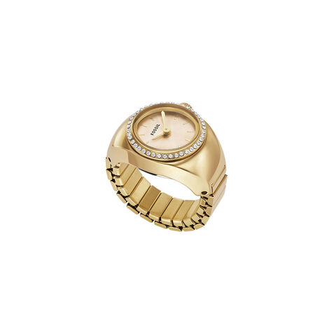 Montre Fossil Watch Ring Doré - Montres étanches Femme | Marc Orian