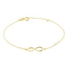 Bracelet Illenia Or Jaune Perle De Culture - Bracelets chaînes Femme | Marc Orian