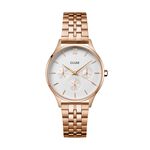 Montre Cluse Minuit Multifonction Blanc - Montres &eacute;tanches Femme | Marc Orian