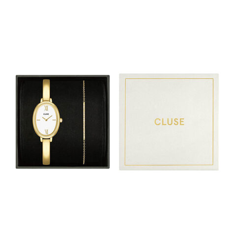 Coffret De Montre Cluse L'Ovale Blanc - Coffrets de montres Femme | Marc Orian