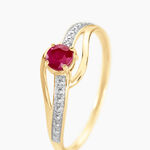 Bague Tanissia Or Jaune Rubis - Bagues vintage Femme | Marc Orian