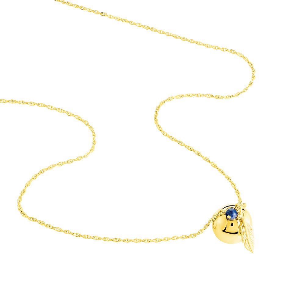 Collier My Bola Acier Jaune Aventurine -  Femme | Marc Orian
