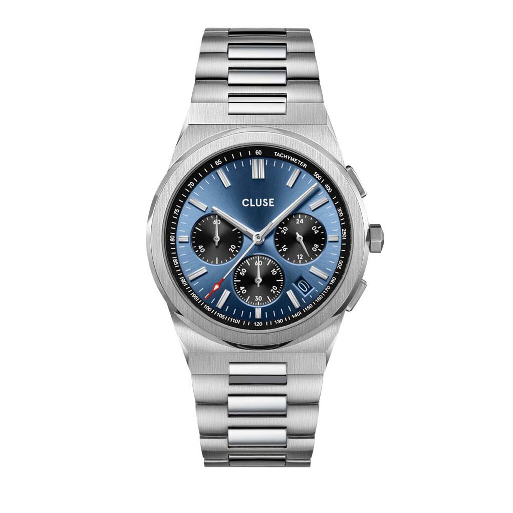 Montre Cluse Vigoureux Chrono Bleu - Montres étanches Homme | Marc Orian