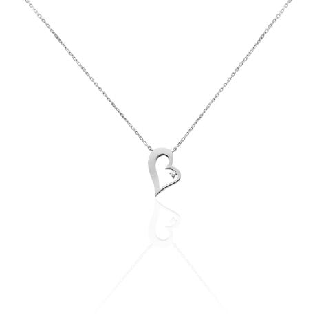 Collier Brunehaut Argent Blanc Oxyde De Zirconium - Colliers avec pierres Femme | Marc Orian